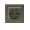 Розетка с/з СП Karea 16А IP20 бел. керамика Makel 56052008