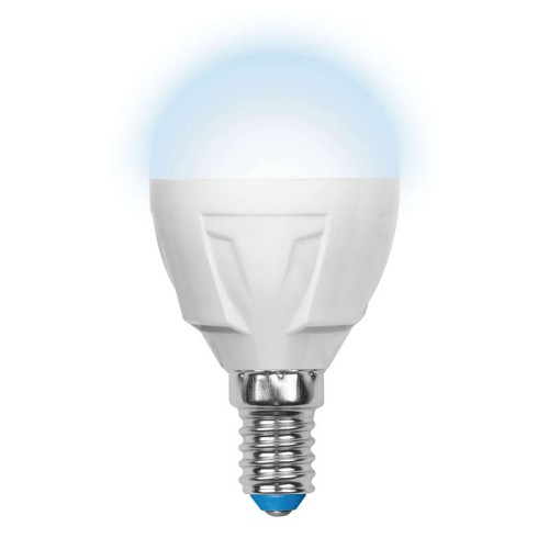 Лампа светодиодная LED-G45 7W/NW/E14 /FR PLP01WH Яркая 7Вт шар матовая 4000К нейтр. бел. E14 (упак.