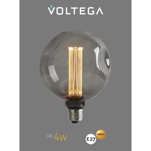 Лампа светодиодная Loft Led СG125 4Вт 1800К E27 Voltega 8564