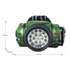 Фонарь налобный LED 5313-19F 4ML 19LED 4 режима 3хR03 (в компл.) камуфляж Camelion 7538