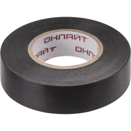 Изолента ПВХ 19мм (рул.20м) 71 690 OIT-B19-20/BL черн. ОНЛАЙТ 71690