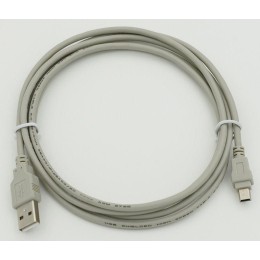 Кабель USB A(m) mini USB B (m) 1.8м сер. 30157