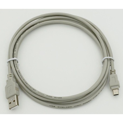 Кабель USB A(m) mini USB B (m) 1.8м сер. 30157