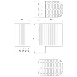 Нагреватель 150Вт 110-230В SchE NSYCR150WU2C