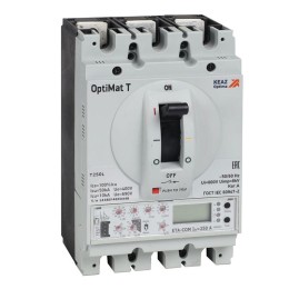 Выключатель автоматический для защиты двигателя OptiMat T250V ETA-M-COM 125A 3P КЭАЗ 356737