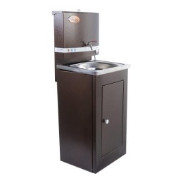 Умывальник дачный ЛЮКС с подогревом нержавеющая мойка медь Вихрь 74/4/2