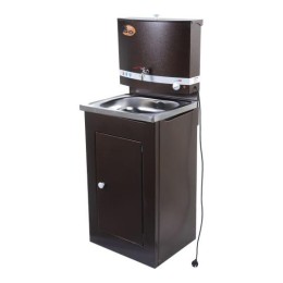 Умывальник дачный ЛЮКС с подогревом нержавеющая мойка медь Вихрь 74/4/2