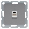 Розетка компьютерная 1-м RJ45 IP20 кат. 5E механизм алюм. Jasmart G6105S