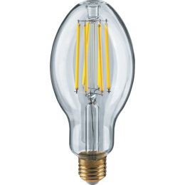 Лампа светодиодная филаментная высокомощная 14 338 NLL-ED75-13-230-840-Е27-CL 13Вт прозрачная 4000К