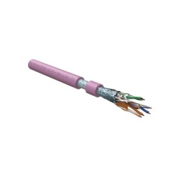 Кабель витая пара F/UTP кат.5E 4 пары 24 AWG ОЖ solid экран-фольга нг(А)-LSLTx внутр. FUTP4-C5E-S24-