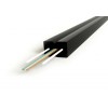 Кабель FO-FTTH-IN-9S-2-LSZH-BK волоконно-оптический 9/125 (SMF-28) одномод. 2 волокна самонесущий со