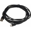 Кабель USB Type-C (m) USB A(m) 3м черн. 1164508