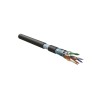 Кабель витая пара F/UTP кат.5E 4 пары 24 AWG ОЖ solid экран-фольга LSZH нг(А)-HF-20град.C-+75град.C