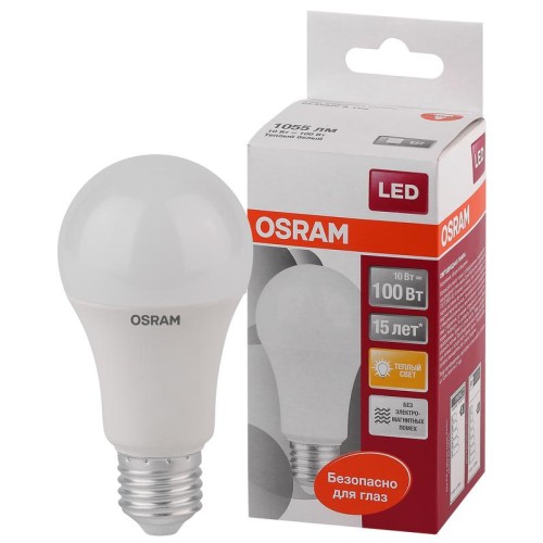 Лампа светодиодная LED Star Classic A 100 10W/827 10Вт грушевидная матовая 2700К тепл. бел. E27 1060