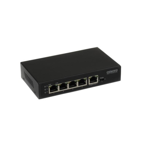 Коммутатор PoE/удлинитель SW-8050/D Gigabit Ethernet на 5 портов с питанием по PoE OSNOVO 13246