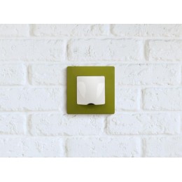 Вывод кабеля СП Etika с зажимом для кабеля механизм бел. Leg 672229