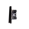 Выключатель проходной (переключатель) 1-кл. СП ROUND MIELE 10А оникс Kranz KR-78-0708-3