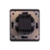 Выключатель проходной (переключатель) 1-кл. СП ROUND MIELE 10А оникс Kranz KR-78-0708-3