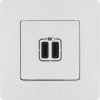 Устройство зарядное Etika с двумя USB-разъемами тип C-тип C 240В/5В 3000мА бел. Leg 672235