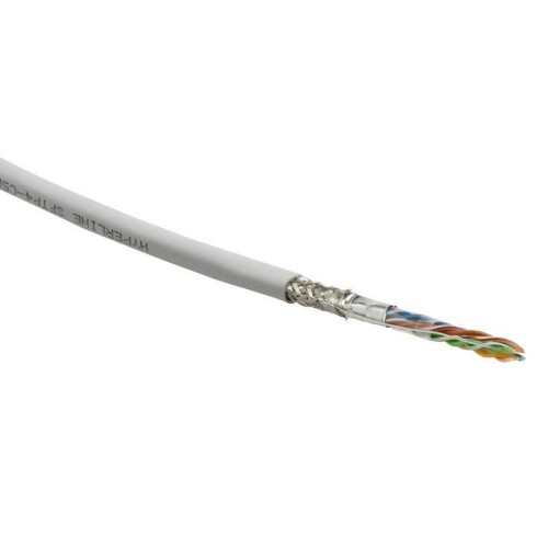 Кабель витая пара SF/UTP кат.5E 4 пары 24 AWG ОЖ solid экран-фольга + медн. оплетка LSZH -20град.C-+