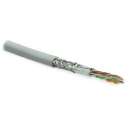 Кабель витая пара SF/UTP кат.5E 4 пары 24 AWG ОЖ solid экран-фольга + медн. оплетка PVC -20град.C-+7