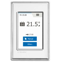 Термостат программируемый OCD6-1999-RUP3 16А 3.6кВт дисплей 3.5дюйм; датчик пола; датчик воздуха бел