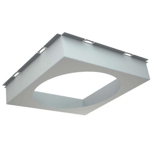 Крепление для потолка SL/COLIBRI 190х190хd125 (100х100х50 ламель 10мм) silver СТ 2170000180