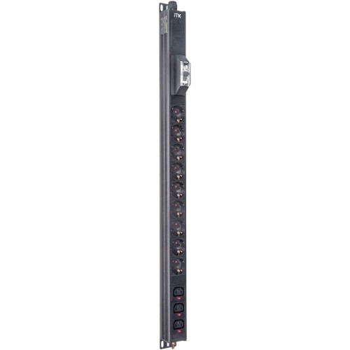 Блок распределения питания BASE PDU PV1111 18U 1ф 16А 9SCHUKO 3C13 2.6м SCHUKO ITK BS-PV12-09D-03C13