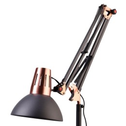 Светильник KD-431F С62 напол. Berlin 1хE27 40Вт 230В черн.+медь Camelion 13089