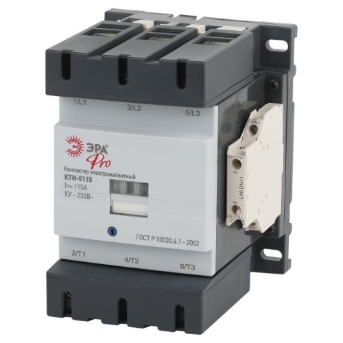 Контактор КТИ-5115 KKT50-115-230-10-E 115А 230В/АС3 PRO Эра Б0054920