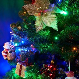 Гирлянда светодиодная "Твинкл Лайт" 15м 120LED мультиколор 6.9Вт 220-240В IP20 с контроллером провод