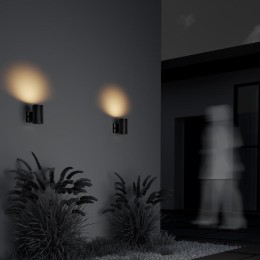 Светильник Rando 1х60Вт E27 IP54 бра настен. Maytoni O419WL-01B