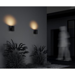 Светильник Rando 1х60Вт E27 IP54 бра настен. Maytoni O419WL-01B