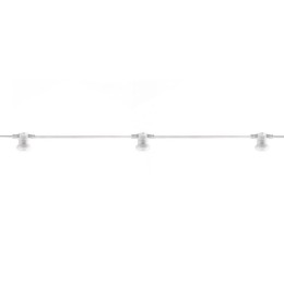 Гирлянда "Белт Лайт" 2жил. 50м шаг 40см 125 патронов E27 IP65 бел. круглый провод Neon-Night 331-242