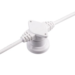 Гирлянда "Белт Лайт" 2жил. 50м шаг 40см 125 патронов E27 IP65 бел. круглый провод Neon-Night 331-242