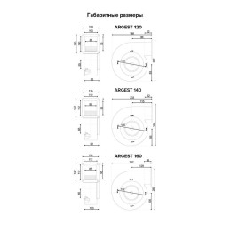 Вентилятор радиальный ARGEST 140 2п двигатель увелич. статор ERA PRO ARGEST 140ER 2K M