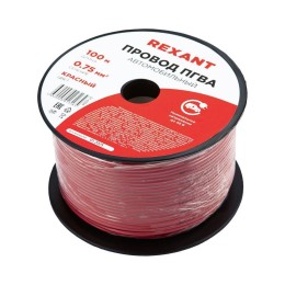 Провод ПГВА 0.75 К бухта (м) Rexant 01-6504