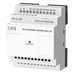 Модуль расширения входов выходов ПЛК 430 4 входа Pt100/Pt1000 24В DC ONI PLR-430-EMA-04P000-0DC-00