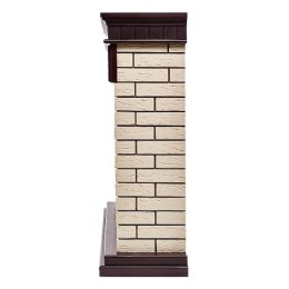 Портал Bricks 25 камень беж. шпон темн. дуб Firelight НС-1202848