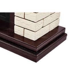 Портал Bricks 25 камень беж. шпон темн. дуб Firelight НС-1202848