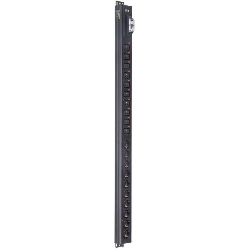 Блок распределения питания BASE PDU PV1101 24U 1ф 16А 10SCHUKO 10C19 без каб. ITK BS-PV70-10D-10C19-