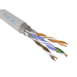 Кабель витая пара ParLan SF/UTP кат.5E 4х2х0.52 ZH нг(А)-HF (LAN) для структур. систем связи (м) ТПД