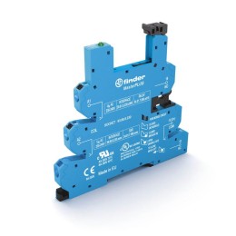 Розетка MasterPLUS с безвинт. клеммами Push-in для реле 34 серии 230-240В AC/DC подавление утечки то