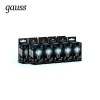 Лампа светодиодная филаментная Black Filament 5Вт P45 шар 4100К нейтр. бел. E27 450лм GAUSS 10580220
