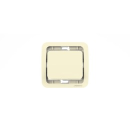 Переключатель проходной 1-кл. СП Mimoza 10А IP20 без вставки крем. Makel 32005