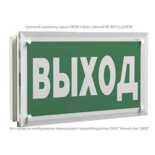 Указатель световой BS-KRON-71-S1-INEXI3-MSS3 Белый свет a22302