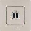 Устройство зарядное Etika с двумя USB-разъемами тип C-тип C 240В/5В 3000мА сл. кость Leg 672335