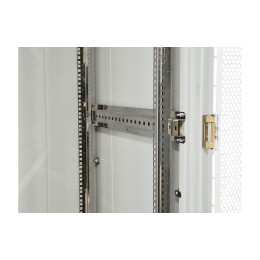 Шкаф телекоммуникационный напольный 19дюйм 24U 600Х600 ШТ-НП-24U-600-600-С передняя дверь стекло ССД