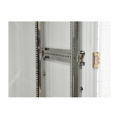 Шкаф телекоммуникационный напольный 19дюйм 24U 600Х600 ШТ-НП-24U-600-600-С передняя дверь стекло ССД