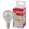 Лампа светодиодная LED STAR CLASSIC P 40 5.4W/830 5.4Вт шар прозрачная 3000К тепл. бел. E14 470лм 22